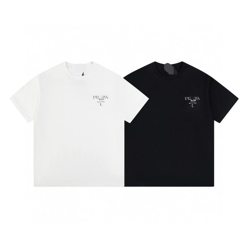 Prada Logo Black Minimalist T-Shirt