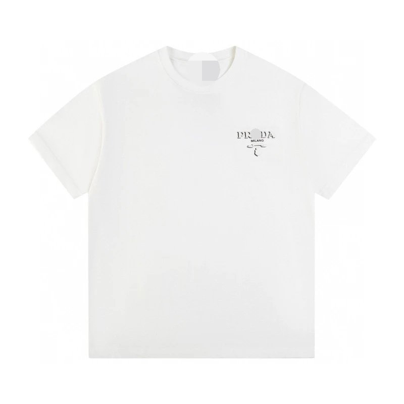 Prada Logo Black Minimalist T-Shirt