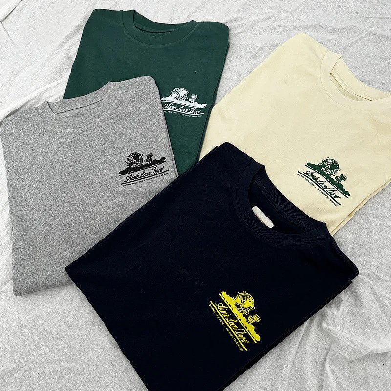 Aimé Leon Dore Small Logo Graphic T-Shirt Beige product detail 2 in Litbuy spreadsheet finds