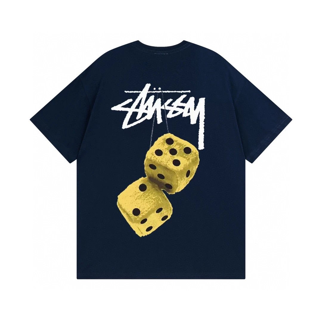 Stussy Stussy Dice Graphic Navy T-Shirt Navy