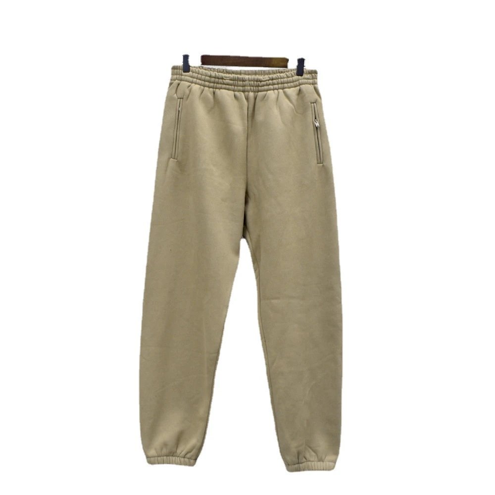 Cotton Blend Jogger Pants Beige Gray Dark Gray Casual Sweatpants