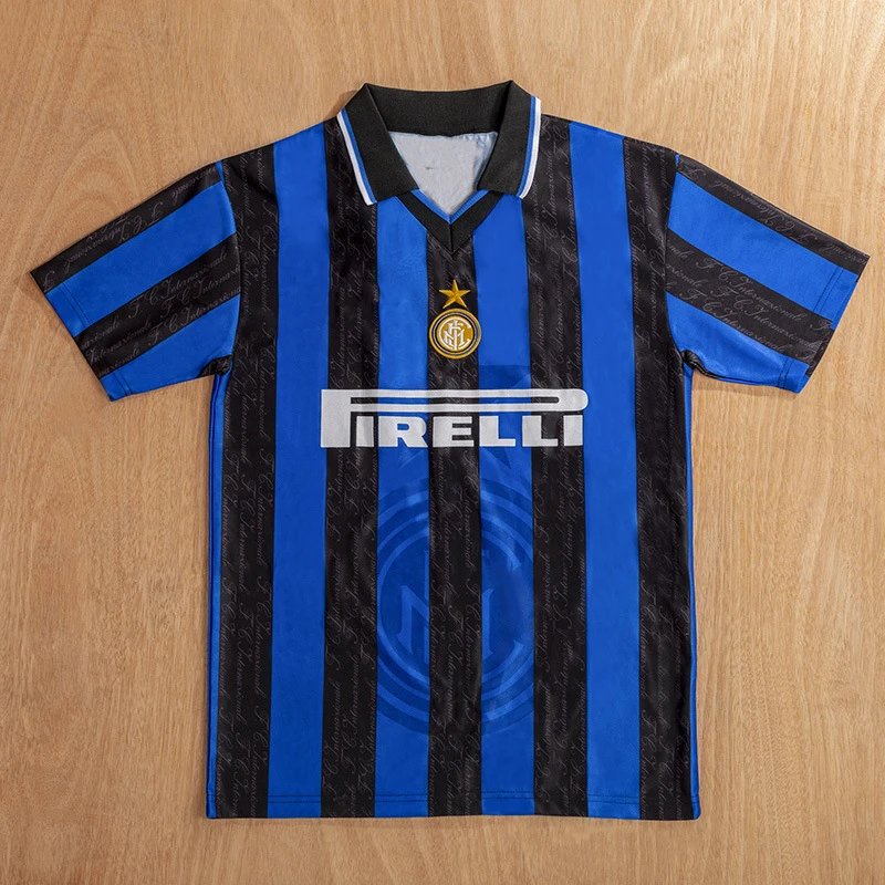 Serie A All-League AC Inter Milan Retro Jersey photo 3