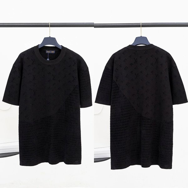 Design Knit Dress with Monogram Pattern Black Knit-Dress product listing in Litbuy spreadsheet finds