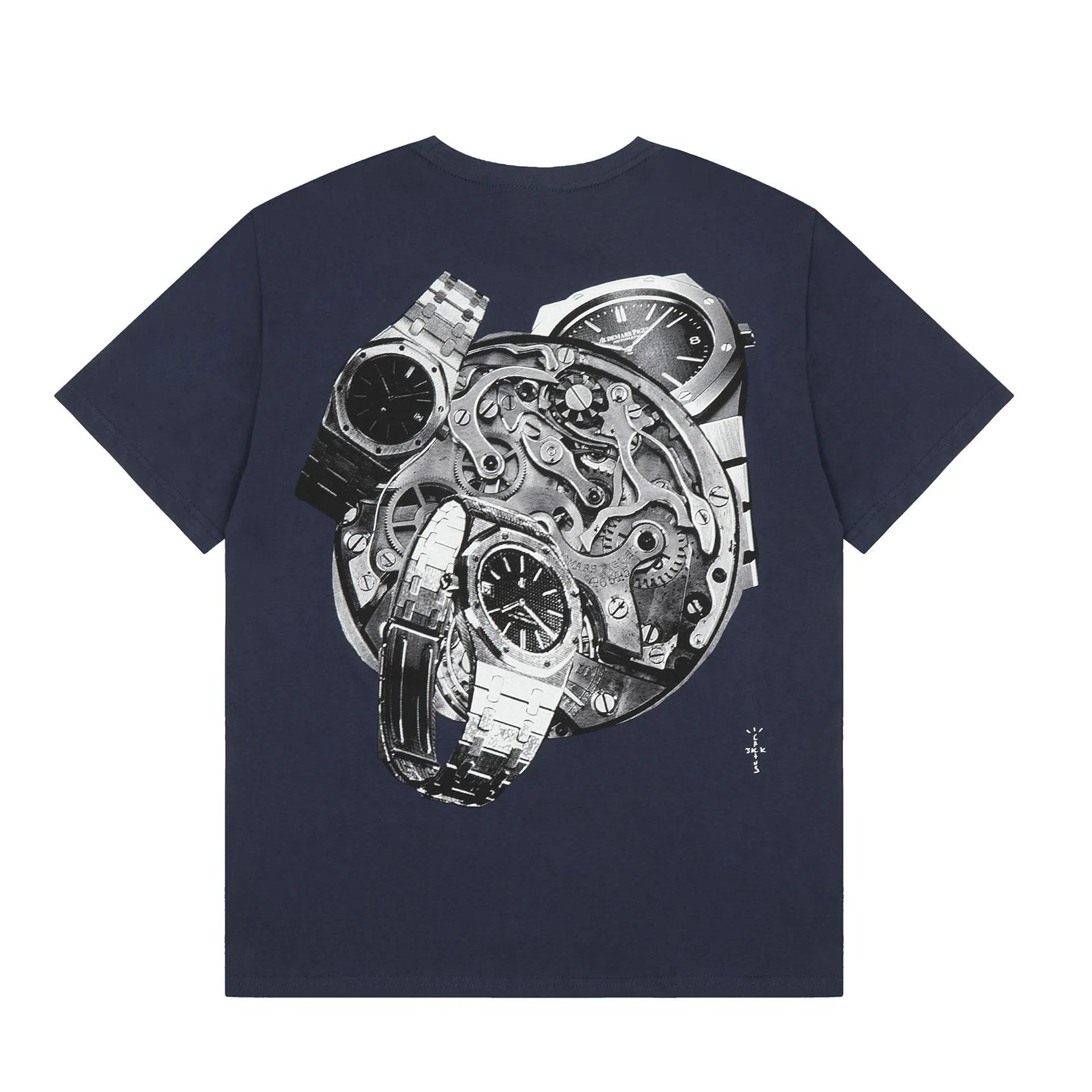 Travis Scott Cactus Jack Graphic Print Black Streetwear T-Shirt