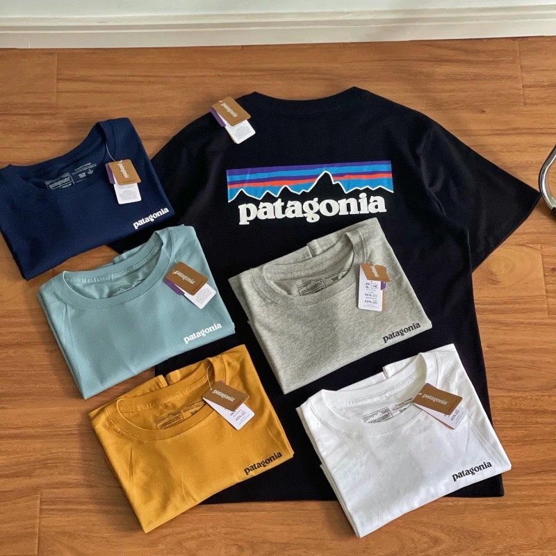 Patagonia P-6 Logo Responsibili-Tee Burgundy T-Shirt - 14