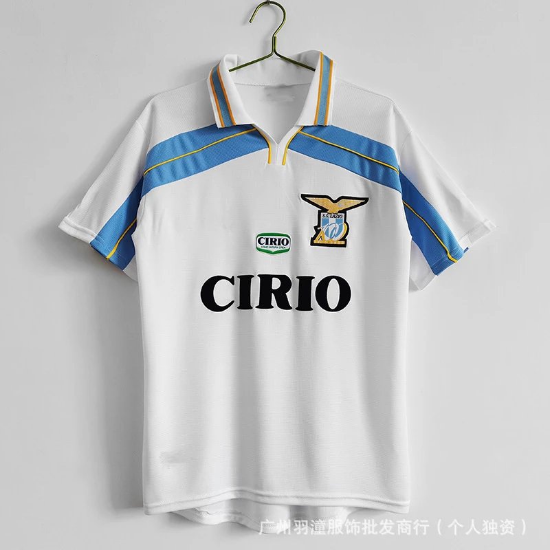 Inter Milan 1997 98 Blue Black Striped Retro Soccer Jersey