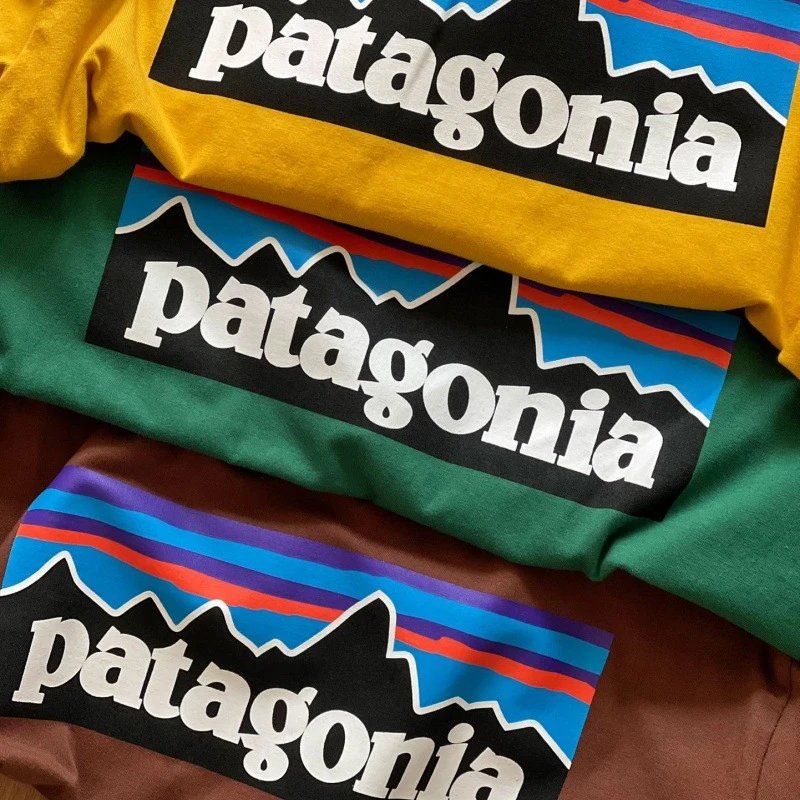 Patagonia P-6 Logo Responsibili-Tee Burgundy T-Shirt - 15