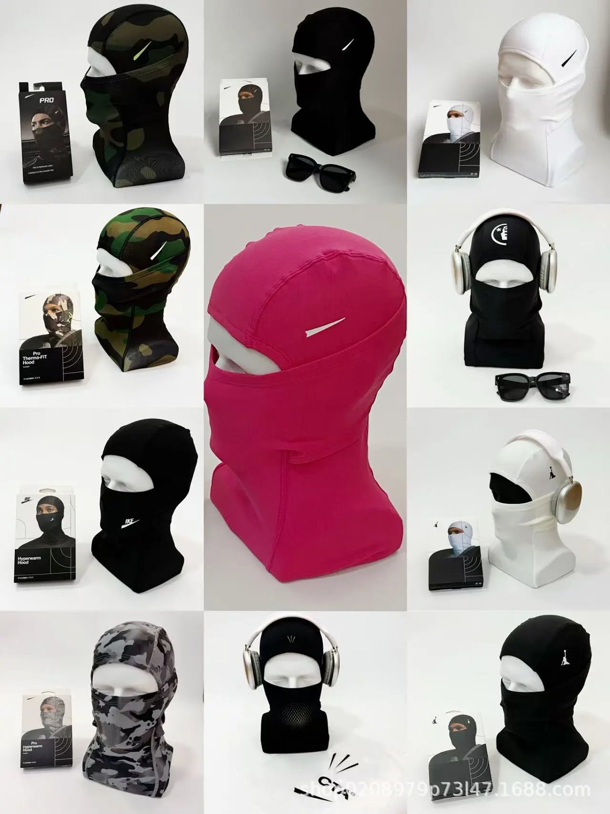 Nike Camo Balaclava Black / Army Green Activewear product detail 2 in Litbuy spreadsheet finds