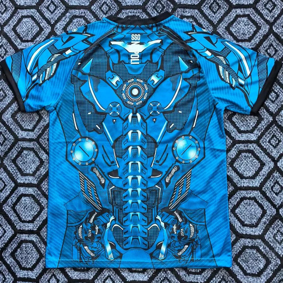 Design SSC Napoli x Coca-Cola Special Edition Away Jersey White / Blue / Gold Jersey product detail 6 in Litbuy spreadsheet finds
