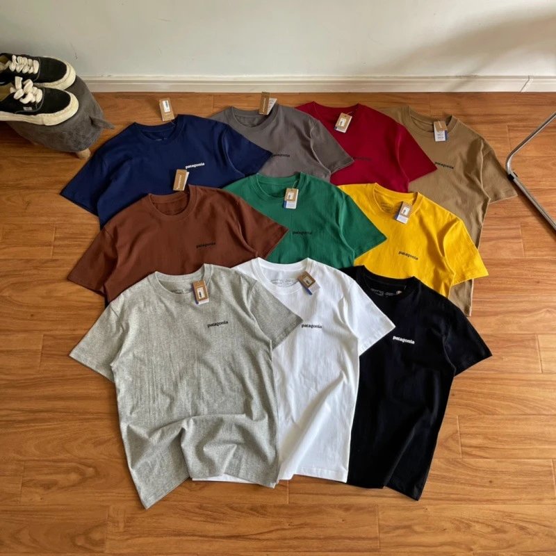 Patagonia P-6 Logo Responsibili-Tee Burgundy T-Shirt - 11