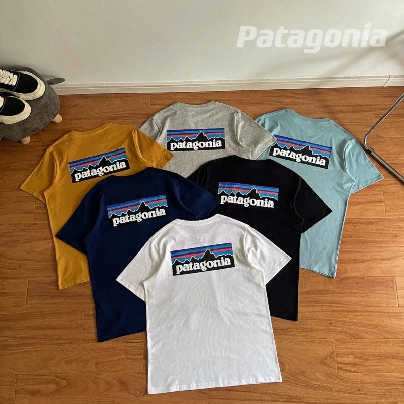 Patagonia P-6 Logo Responsibili-Tee Burgundy T-Shirt - 13