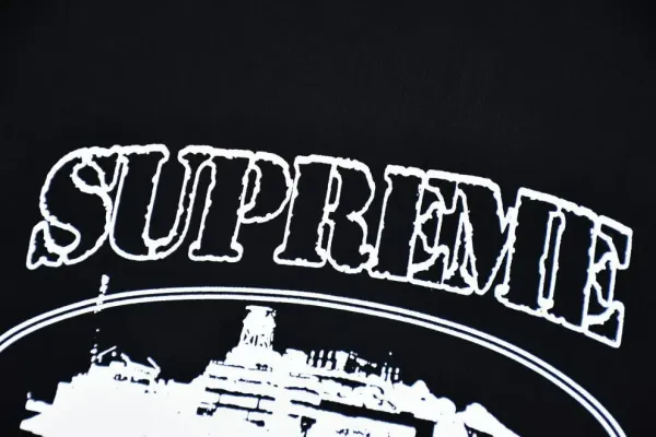 Supreme Diego Maradona Photo Print Black T-Shirt - 15
