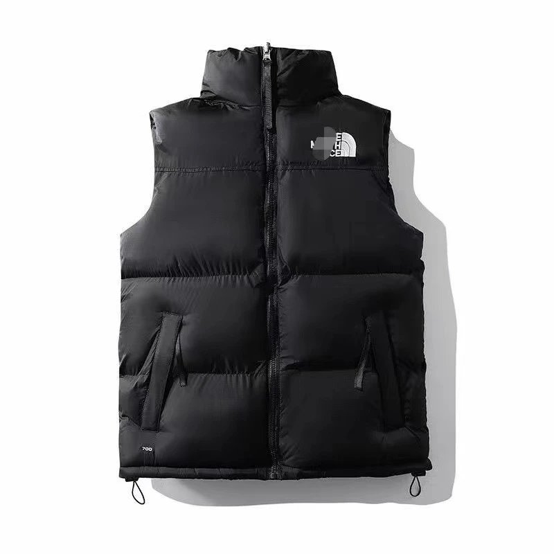 The North Face Nuptse Yellow Black Puffer Vest