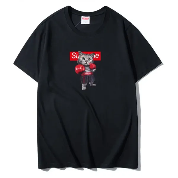 Supreme Diego Maradona Photo Print Black T-Shirt - 20