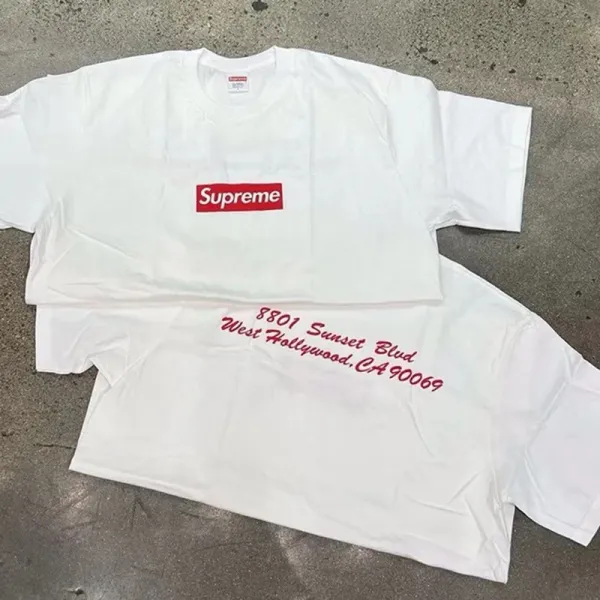 Supreme Diego Maradona Photo Print Black T-Shirt - 4