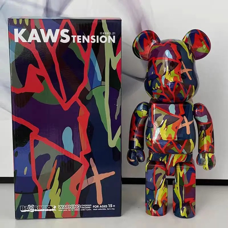 Medicom Toy Medicom Toy KAWS Tension Bearbrick Collectible Figure Multicolor