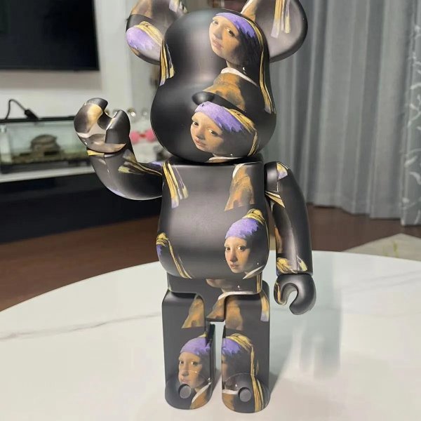 Medicom Toy Bearbrick Vermeer Girl with Pearl Earring Black Multicolor Collectible Figure... product listing in Litbuy spreadsheet finds