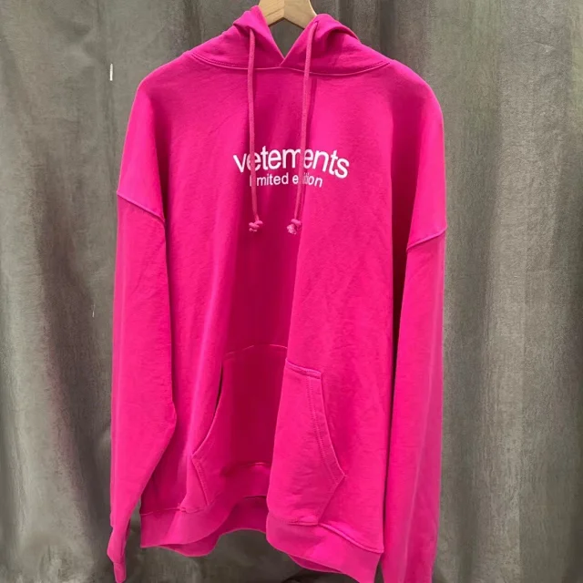 Vetements Multiple V-series hoodie designs product detail image 2