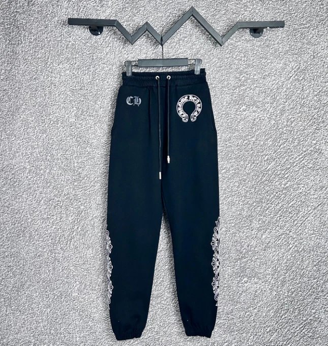 Chrome Hearts Trousers Graphic Logo Drawstring Sweatpants — C205