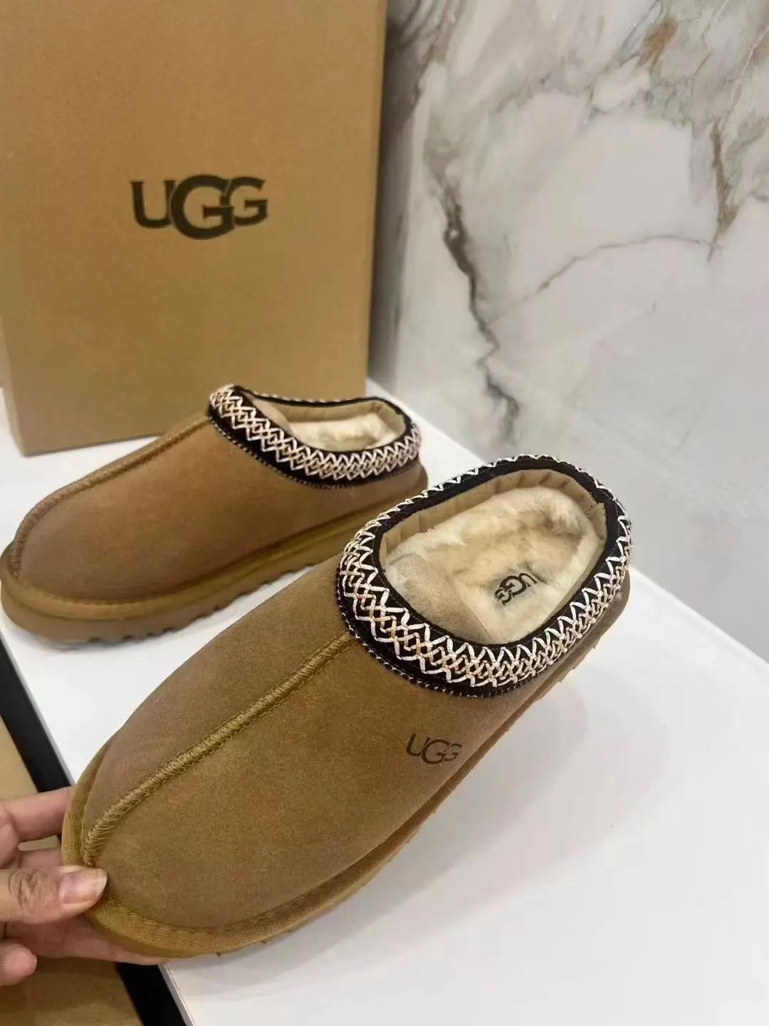 UGG Snow Boots Ethnic Style Thick Wool Sole Warm Slippers photo 8