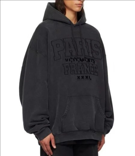 Vetements Multiple V-series hoodie designs — V248