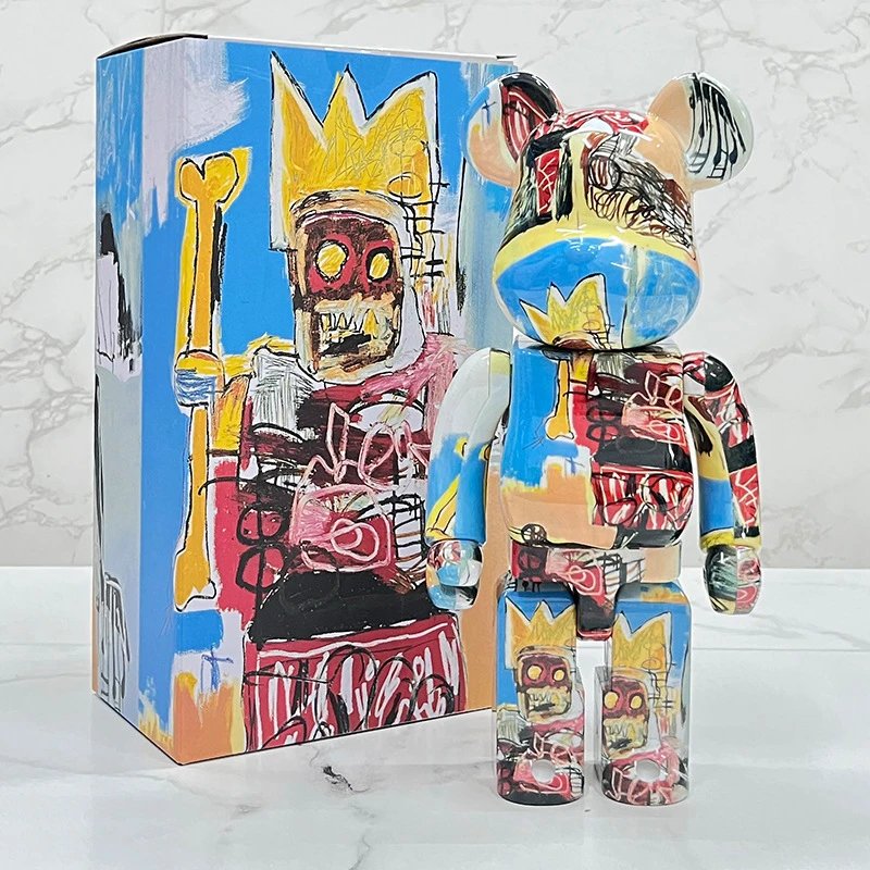 Medicom Toy Medicom Toy Basquiat Bearbrick Collectible Figure Multicolor