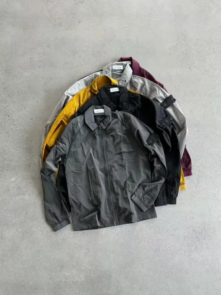 Saint Tears Crinkled Technical Jacket Black Outerwear - 8