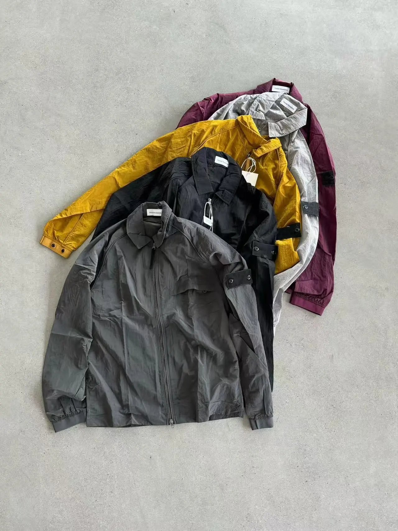 Saint Tears Crinkled Technical Jacket Black Outerwear - 17