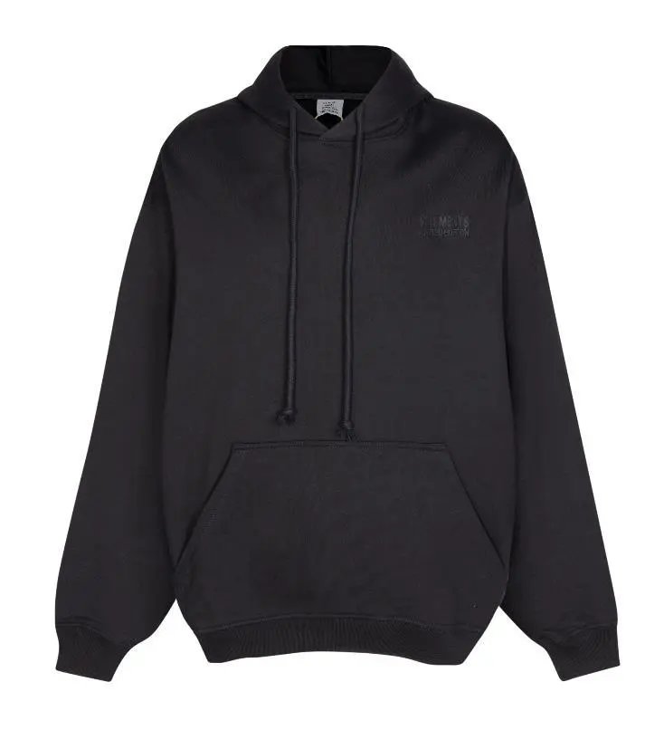 Vetements Multiple V-series hoodie designs — V123 Black