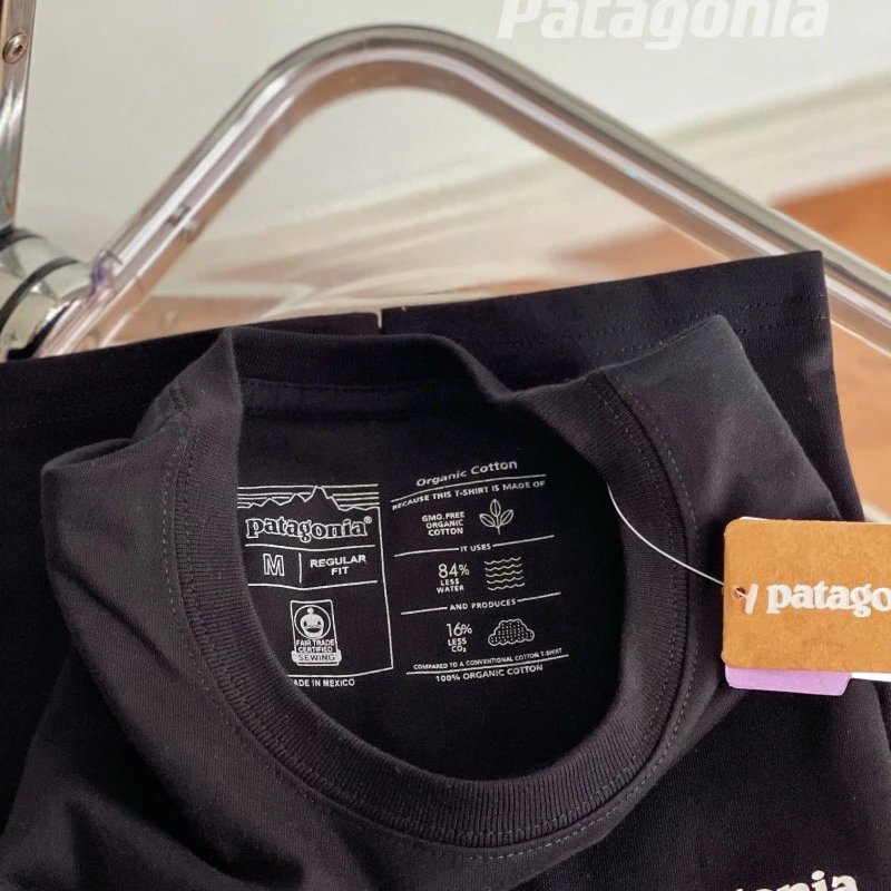 Patagonia P-6 Logo Responsibili-Tee Burgundy T-Shirt - 19