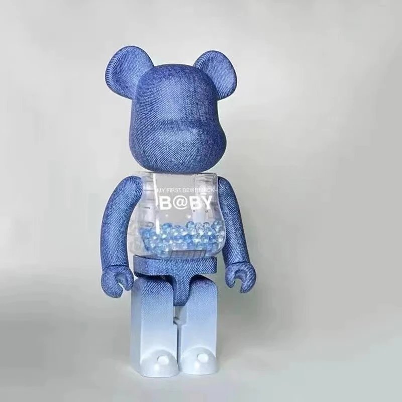 Medicom Toy Medicom Toy BE@RBRICK Denim Blue Collectible Figure Blue