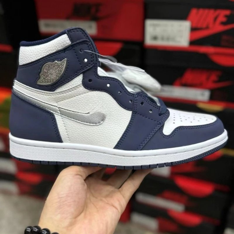 Nike Air Jordan 1 Midnight Navy High Top Sneakers