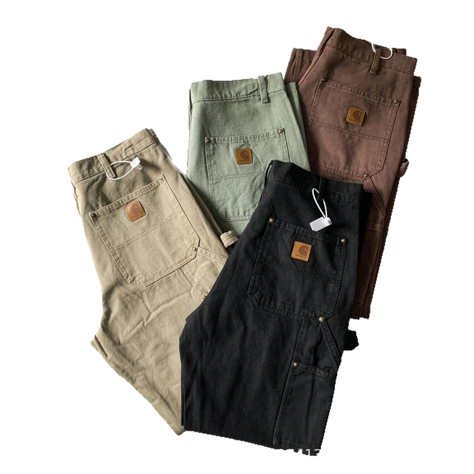 Carhartt Duck Work Pants Black Beige Green Brown Utility