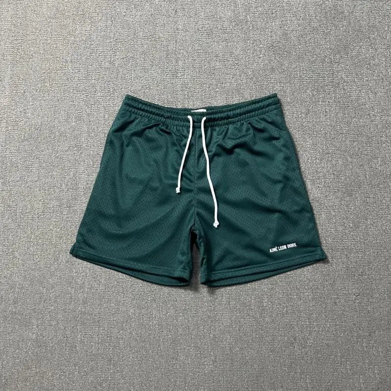 Aime Leon Dore Aime Leon Dore Forest Green Mesh Shorts Green