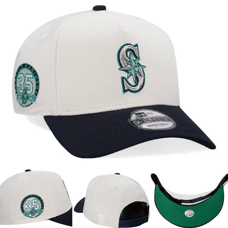New Era New Era Seattle Mariners 35th Anniversary Cap - White/Navy White