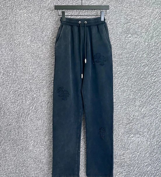 Chrome Hearts Trousers Graphic Logo Drawstring Sweatpants — K002