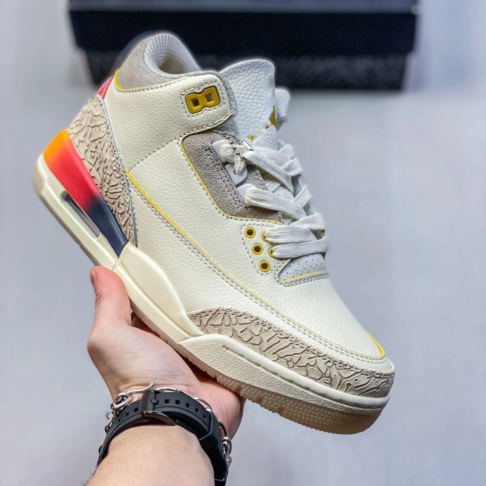 Jordan Air Jordan 3 Pink Elephant Casual Sneakers