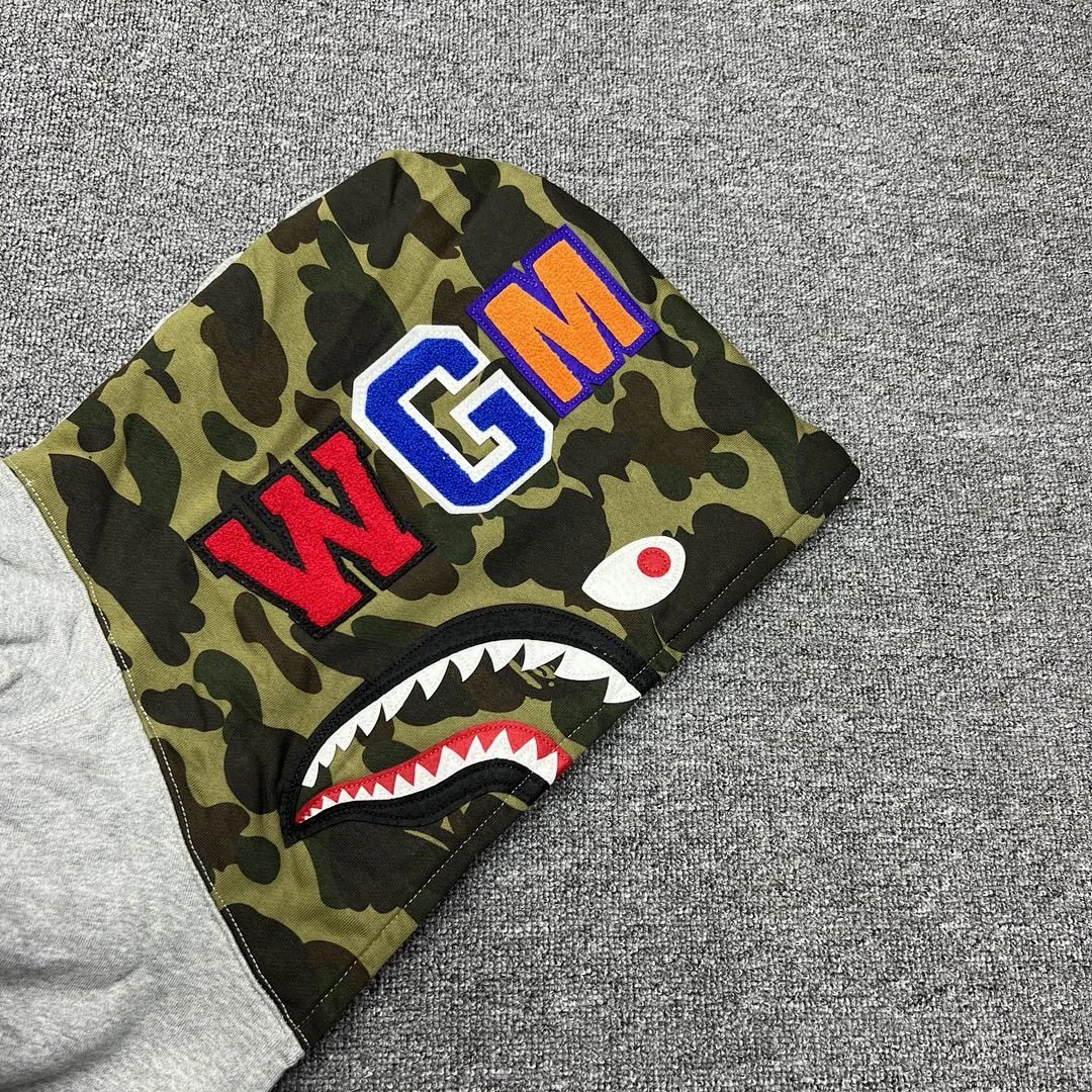 A Bathing Ape Shark Hoodie Black Camo product detail 7 in Litbuy spreadsheet finds