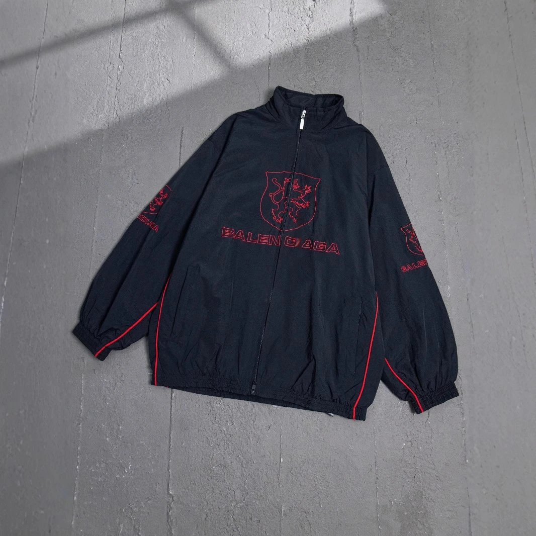 Balenciaga Shield Logo Track Jacket T-Shirt