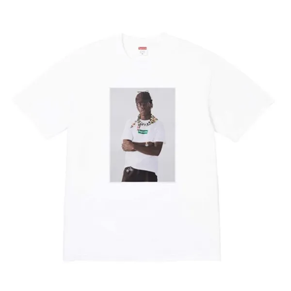 Supreme x Tyler, The Creator Photo Print White T-Shirt - 1