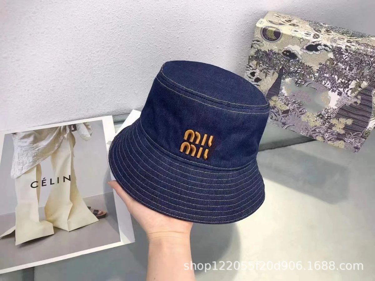 Miu Miu Denim Bucket Hat Navy product detail 16 in Litbuy spreadsheet finds