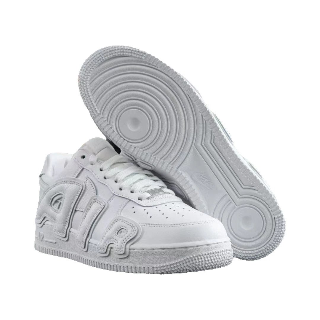 Nike Air Force 1 Pink Purple Bold Logo Sneakers