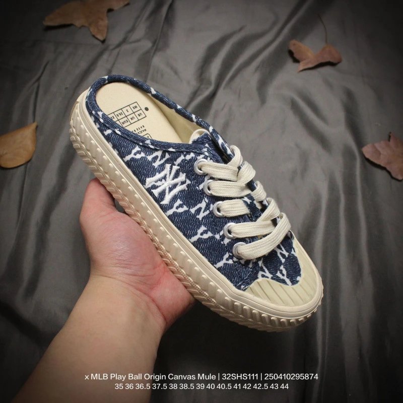 MLB Slippers Play Ball Origin Canvas Mule — Figure 11
