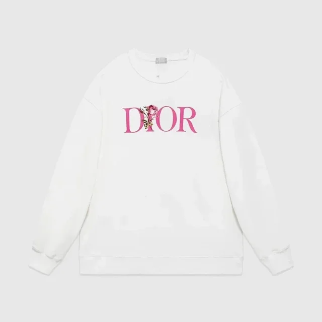 Dior Hoodies & Sweatshirts Crewneck Sweatshirt with Floral Logo or Star Graphic product detail image 3