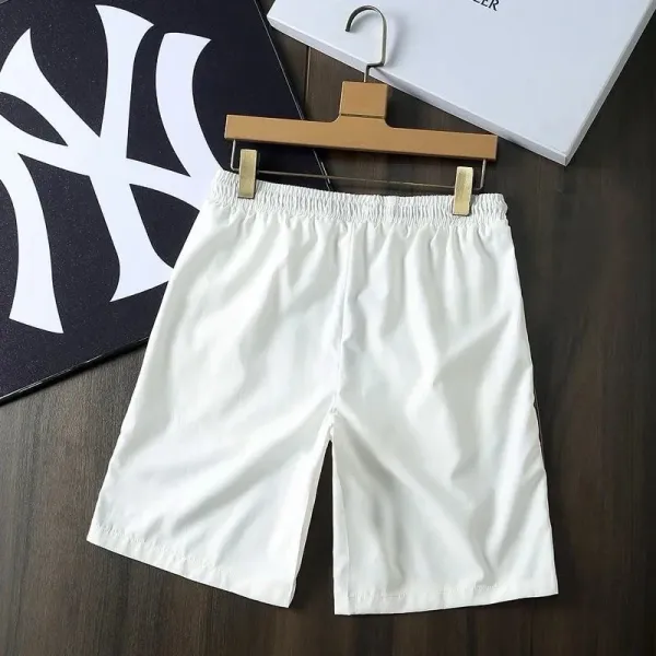 Louis Vuitton Monogram Print Drawstring Shorts Navy - 13