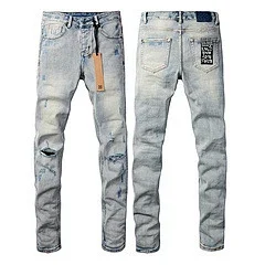 Unbranded Jeans Distressed Slim-Fit product detail image 22