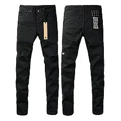Unbranded Jeans Distressed Slim-Fit product detail image 21