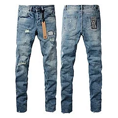 Unbranded Jeans Distressed Slim-Fit product detail image 23