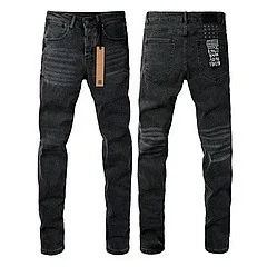 Unbranded Jeans Distressed Slim-Fit product detail image 39