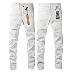 Unbranded Jeans Distressed Slim-Fit product detail image 42